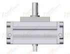 SMC CDRA1FWH50-90Z actuator, rotary, hydro, CRA ROTARY ACTUATOR