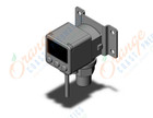 SMC ZSE80F-02L-V-MA switch assembly, ZSE40/50/60 VACUUM SWITCH