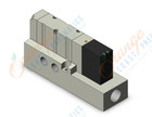 SMC VQ4100-21-02N valve, sgl sol, plug-in (ac), VQ4000 VALVE, SOL 4/5-PORT