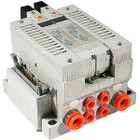 SMC VV5Q21-08C8PS0 mfld, plug-in, vq2000, VV5Q* MANIFOLD VQ 4/5 PORT