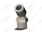 SMC KQ2K10-03N fitting, 45 deg male elbow, KQ2 FITTING (sold in packages of 10; price is per piece)