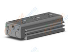 SMC MXQ8-30ZN cyl, high precision, guide, MXQ GUIDED CYLINDER