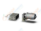 SMC VV5Q51-0504TFD1-CU2 mfld, plug-in, vq5000, VV5Q51/55 MANIFOLD