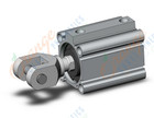 SMC CQ2B40-40DMZ-LW cylinder, compact, CQ2-Z COMPACT CYLINDER