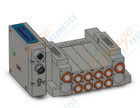 SMC SS5V2-W10S1A3ND-04BS-N9 mfld, plug-in, SS5V2 MANIFOLD SV2000