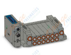 SMC SS5V2-W10S1A3ND-06BS-N9 mfld, plug-in, SS5V2 MANIFOLD SV2000