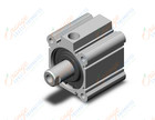 SMC CDQ2A50TF-20TZ cylinder, CQ2-Z COMPACT CYLINDER