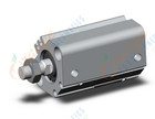 SMC CDQ2B20-25DCMZ-M9PWMAPC3 cylinder, CQ2-Z COMPACT CYLINDER