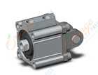 SMC CDQ2D50TF-10DZ cylinder, CQ2-Z COMPACT CYLINDER