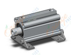 SMC CDQ2L32-50DCZ-M9BL cylinder, CQ2-Z COMPACT CYLINDER