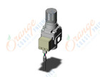 SMC ARP20-N02E3-1YZA precision regulator, ARP PRECISION REGULATOR