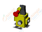 SMC AVL5000-F06G-5DZ valve, soft start w/lock-out, AVL SOFT START LOCK-OUT VALVE