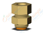 SMC KQ2E05-34A1 fitting, bulkhead connector, KQ2 FITTING (sold in packages of 10; price is per piece)