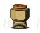 SMC KQ2H01-U01A1 fitting, male connector, KQ2(UNI) ONE TOUCH UNIFIT (sold in packages of 10; price is per piece)