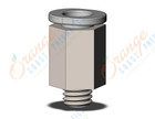 SMC KQ2H06-M6N1 fitting, male connector, KQ2 FITTING (sold in packages of 10; price is per piece)