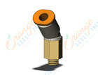 SMC KQ2K03-32A1 fitting, 45 degree elbow, KQ2 FITTING (sold in packages of 10; price is per piece)