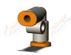SMC KQ2L01-00A1 fitting, union elbow, KQ2 FITTING (sold in packages of 10; price is per piece)