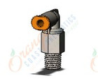 SMC KQ2L01-33NS1 fitting, male elbow, KQ2 FITTING (sold in packages of 10; price is per piece)