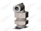SMC KQ2LE06-00N1 fitting, bulkhead elbow, KQ2 FITTING (sold in packages of 10; price is per piece)
