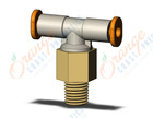 SMC KQ2T01-33AS1 fitting, branch tee, KQ2 FITTING (sold in packages of 10; price is per piece)