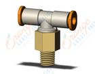 SMC KQ2T03-33AS1 fitting, branch tee, KQ2 FITTING (sold in packages of 10; price is per piece)