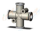 SMC KQ2TW06-00A1 fitting, union cross, KQ2 FITTING (sold in packages of 10; price is per piece)