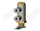 SMC KQ2VD04-01AS1 fitting, dbl uni male elbow, KQ2 FITTING (sold in packages of 10; price is per piece)