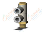 SMC KQ2VD06-01AS1 fitting, dbl uni male elbow, KQ2 FITTING (sold in packages of 10; price is per piece)