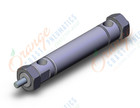 SMC NCME075-0150C-X6009A "ncm, ROUND BODY CYLINDER