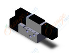 SMC VFS2200-3F-B01N valve dbl plug-in base mt, 4/5 PORT SOLENOID VALVE