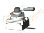 SMC VH431-04 hand valve, MECHANICAL VALVE