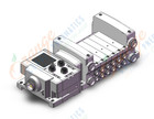 SMC VV5QC21-06C6SD6EA3 vqc manifold, 4/5 PORT SOLENOID VALVE