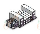 SMC VV5QC41-05N7TSD6EA2N vqc manifold, 4/5 PORT SOLENOID VALVE