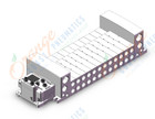 SMC VV5QC41-1203TSD6EA2N vqc manifold, 4/5 PORT SOLENOID VALVE