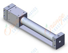 SMC CY3R40TF-250 cy3, magnet coupled rodless cylinder, RODLESS CYLINDER