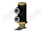SMC KQ2VD06-01AS-X35 fitting, dble uni male elbow, ONE-TOUCH FITTING (sold in packages of 10; price is per piece)