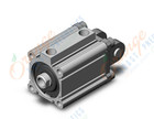 SMC NCDQ2D50-40DCZ compact cylinder, ncq2-z, COMPACT CYLINDER