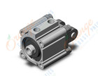 SMC NCQ2D40-20DZ compact cylinder, ncq2-z, COMPACT CYLINDER