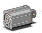 SMC NCQ8C200-200S compact cylinder, ncq8, COMPACT CYLINDER