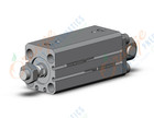 SMC RDQD25-50M-M9PL cyl, compact, air cushion, sw capable, COMPACT CYLINDER