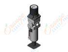 SMC AWG30-N03DG1-8Z filter/regulator w/built in gauge, FILTER/REGULATOR, MODULAR F.R.L. W/GAUGE