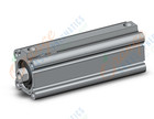 SMC CDQ2A32TN-100DZ-M9PZ compact cylinder, cq2-z, COMPACT CYLINDER