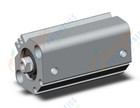 SMC CDQ2B20-30DCZ-L compact cylinder, cq2-z, COMPACT CYLINDER