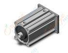 SMC CDQ2G100TN-125DCZ compact cylinder, cq2-z, COMPACT CYLINDER