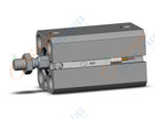 SMC CDQSB12-20DM-A93 cylinder, compact, COMPACT CYLINDER
