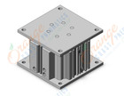 SMC MGF100TN-75-M9PVL cylinder, guide, with auto switch, GUIDED CYLINDER