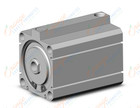 SMC NCQ8N250-200S compact cylinder, ncq8, COMPACT CYLINDER