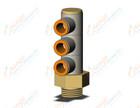 SMC KQ2VT11-37AP fitting, tple uni male elbow, ONE-TOUCH FITTING (sold in packages of 10; price is per piece)
