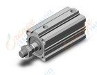 SMC MQQTB30TN-60DM cyl, metal seal, low friction, LOW FRICTION CYLINDER