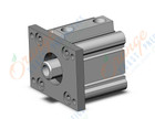 SMC NCDQ2KF50-20DZ compact cylinder, ncq2-z, COMPACT CYLINDER